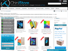 Tablet Screenshot of chinistore.com